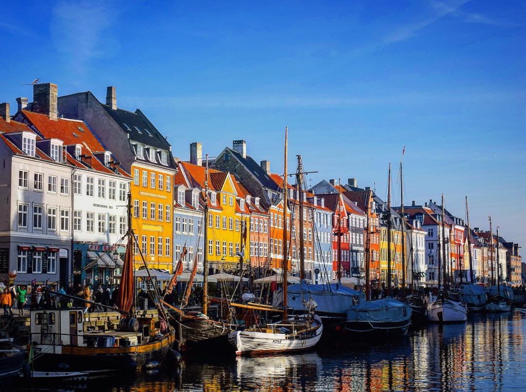 Colorful Houses Nyhavn Copenhagen Denmark