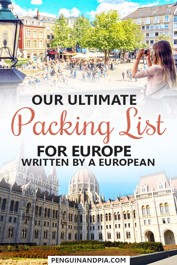Our ultimate Europe packing list