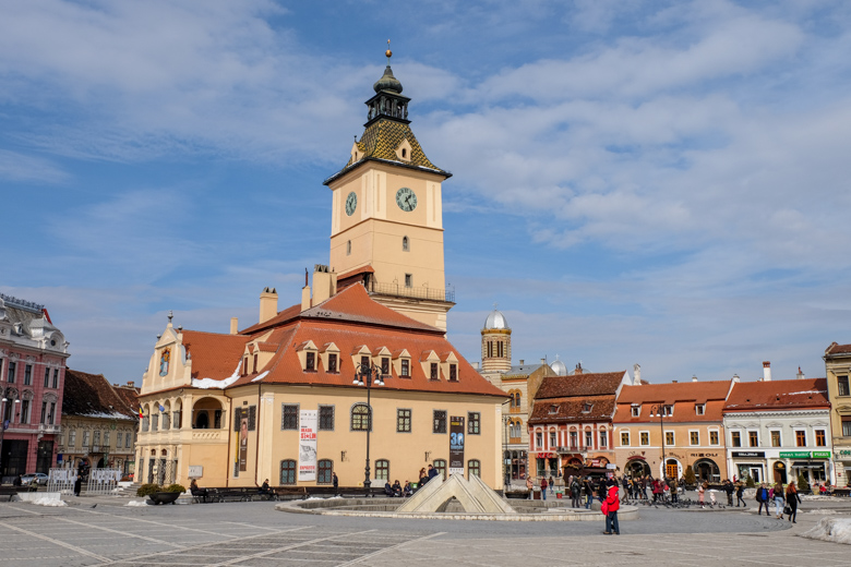 Das Rathaus in Brasov als Sehenswürdigkeit