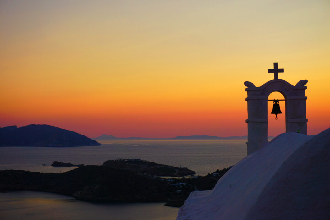 Sunset in Ios, Greece