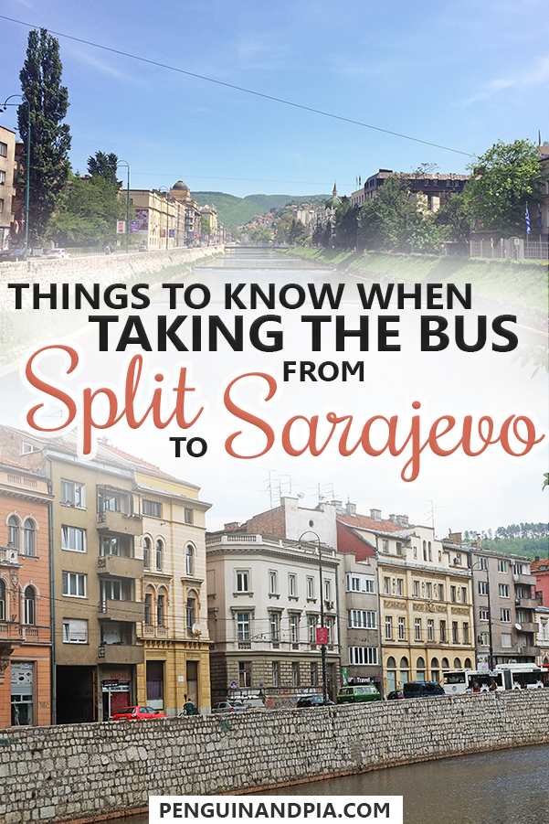 Things to know when taking the bus from Split to Sarajevo