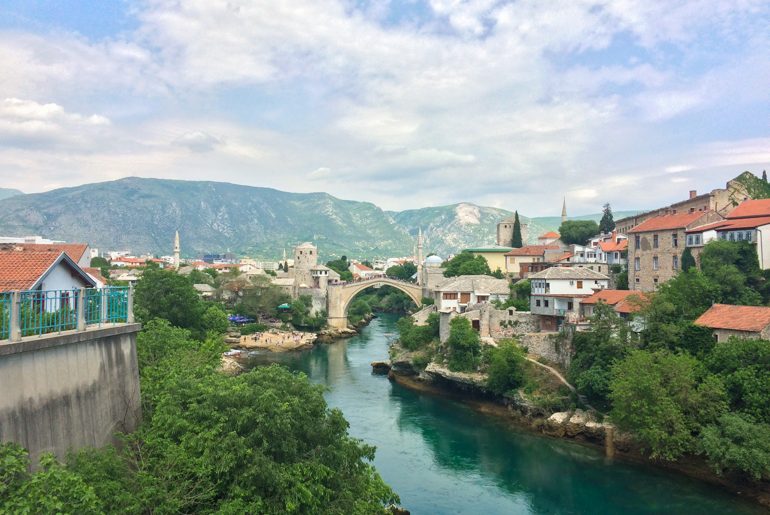 stari most bridge in mostar bosnia on day trips from split