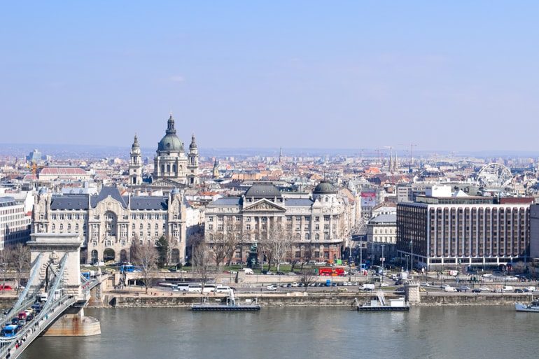 Budapest mit historischen Gebäuden Budapest Bezirks-Guide