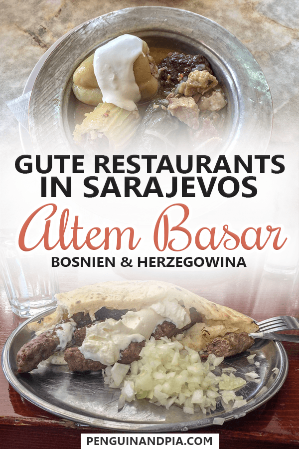 Gute Restaurants in Sarajevos Altem Basar