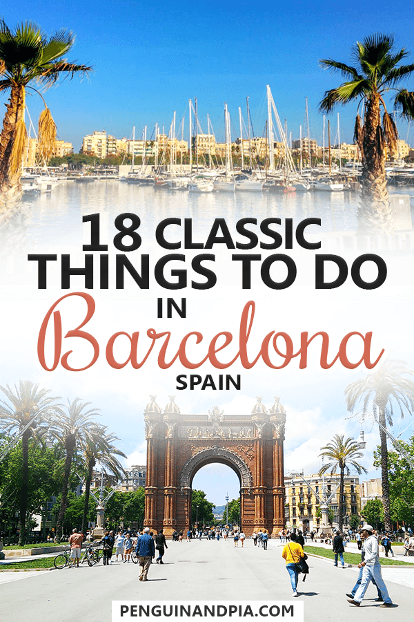Classic Things to do in Barcelona