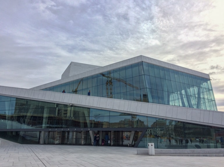 glass and metal opera house things to do in oslo norway