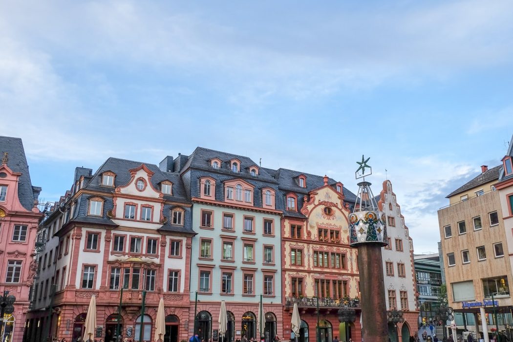 bunte Gebäude in der Altstadt von Mainz Sehenswürdigkeiten