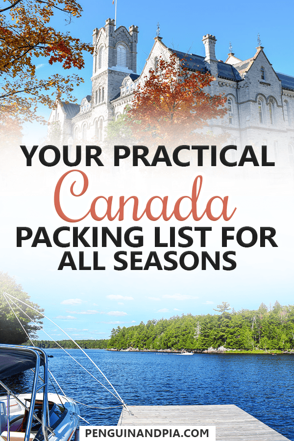 Your Practical Canada Packing List