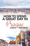 One day in Prague, Czech Republic