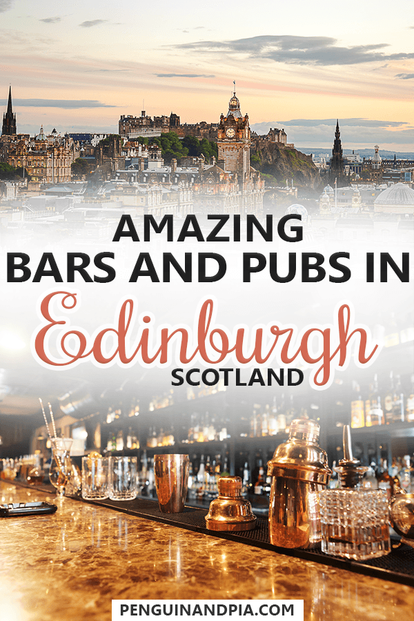 Bars and Pubs in Edinburgh
