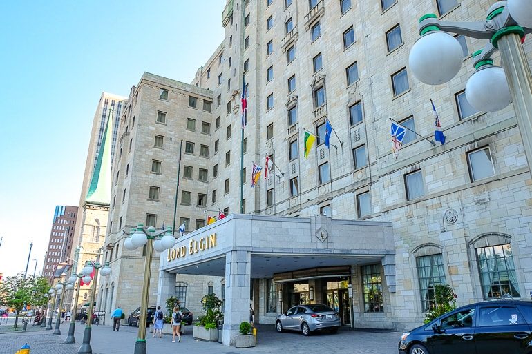 large luxury hotel entrance where to stay in ottawa lord elgin