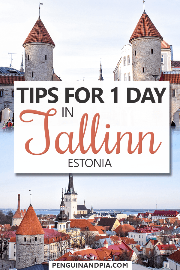 Tips for one day in Tallinn Estonia Pin